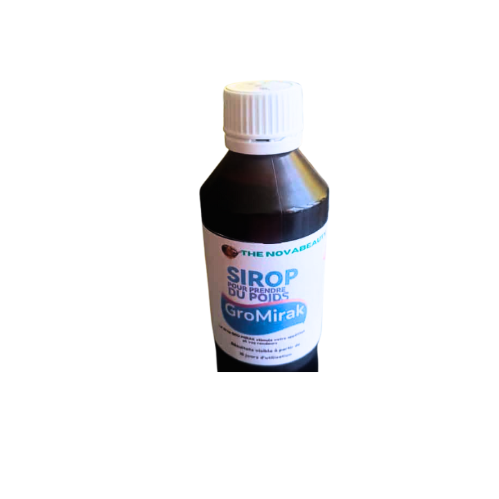 GroMirak Weight Gain Syrup – Fast-Acting Formula for Healthy Body Mass Fast-acting: see results within 15 days